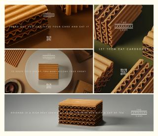 The Wholegreen Bakery: The Cardboard Cake - Outdoor and print